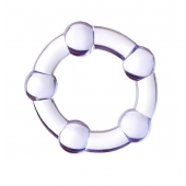 Фиолетовое эрекционное кольцо A-Toys - A-toys - в Тольятти купить с доставкой