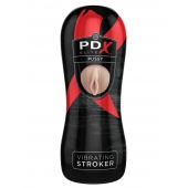 Мастурбатор-вагина Vibrating Pussy Stroker с вибрацией - Pipedream - в Тольятти купить с доставкой