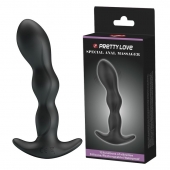 Черный анальный стимулятор простаты с вибрацией Special Anal Massager - 14,5 см. - Baile - в Тольятти купить с доставкой