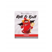 Стимулирующий презерватив-насадка Roll   Ball Cherry - Sitabella - купить с доставкой в Тольятти