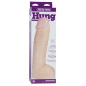 Огромная насадка-реалистик Vac-U-Lock Realistic Hung - 31,7 см. - Doc Johnson - купить с доставкой в Тольятти