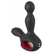 Черный вибромассажер простаты с нагревом и ротацией Prostate Plug - 14,5 см. - Orion - в Тольятти купить с доставкой