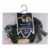 Черный пояс-трусики с двумя насадками Soft-Dolli - 16,5 и 10,5 см. - LOVETOY (А-Полимер) - купить с доставкой в Тольятти