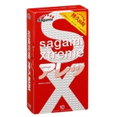 Утолщенные презервативы Sagami Xtreme Feel Long с точками - 10 шт. - Sagami - купить с доставкой в Тольятти