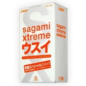 Ультратонкие презервативы Sagami Xtreme SUPERTHIN - 15 шт. - Sagami - купить с доставкой в Тольятти