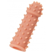 Телесная реалистичная насадка KOKOS Extreme Sleeve 03 с дополнительной стимуляцией - 12,7 см. - KOKOS - в Тольятти купить с доставкой