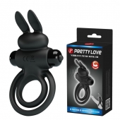Черное эрекционное кольцо с вибростимуляцией клитора Vibrant Penis Ring III - Baile - в Тольятти купить с доставкой