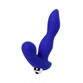 Синий силиконовый вибростимулятор простаты Stroman - 14,5 см. - ToyFa - в Тольятти купить с доставкой