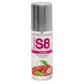 Смазка на водной основе S8 Flavored Lube со вкусом вишни - 125 мл. - Stimul8 - купить с доставкой в Тольятти