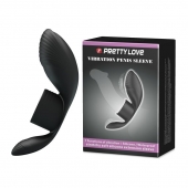 Черное кольцо на пенис с вибрацией Vibration Penis Sleeve - Baile - в Тольятти купить с доставкой