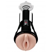 Телесный вибромастурбатор-вагина Cock Compressor Vibrating Stroker - Pipedream - в Тольятти купить с доставкой