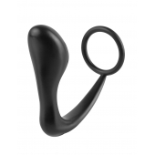 Эрекционное кольцо с анальной пробкой Ass-Gasm Cockring Plug - Pipedream - в Тольятти купить с доставкой