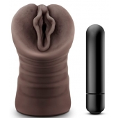 Коричневый мастурбатор-вагина Alexis - Blush Novelties - в Тольятти купить с доставкой