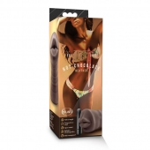 Коричневый мастурбатор-ротик Heather - Blush Novelties - в Тольятти купить с доставкой