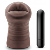Коричневый мастурбатор-ротик Renee - Blush Novelties - в Тольятти купить с доставкой