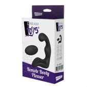 Черный вибромассажер простаты REMOTE BOOTY PLEASER - Dream Toys - в Тольятти купить с доставкой