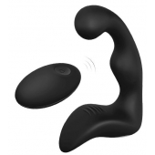 Черный вибромассажер простаты REMOTE BOOTY PLEASER - Dream Toys - в Тольятти купить с доставкой
