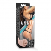 Телесный мастурбатор-ротик Angie - Blush Novelties - в Тольятти купить с доставкой