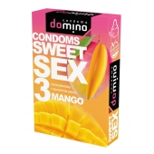 Презервативы для орального секса DOMINO Sweet Sex с ароматом манго - 3 шт. - Domino - купить с доставкой в Тольятти