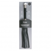 Черная плеть Easytoys Flogger With Metal Grip - 38 см. - Easy toys - купить с доставкой в Тольятти
