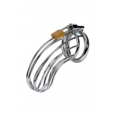 Серебристый пояс верности TOYFA на замочке - ToyFa - купить с доставкой в Тольятти