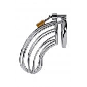 Серебристый пояс верности TOYFA на замочке - ToyFa - купить с доставкой в Тольятти