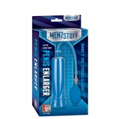 Синяя вакуумная помпа MENZSTUFF PENIS ENLARGER - Dream Toys - в Тольятти купить с доставкой
