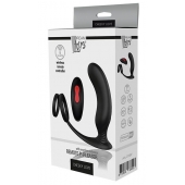Черный массажер простаты REMOTE P-PLEASER - Dream Toys - в Тольятти купить с доставкой