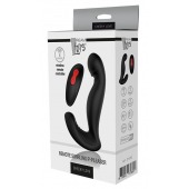 Черный вибромассажер простаты SWIRLING P-PLEASER - Dream Toys - в Тольятти купить с доставкой