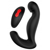 Черный вибромассажер простаты SWIRLING P-PLEASER - Dream Toys - в Тольятти купить с доставкой