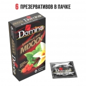 Ароматизированные презервативы DOMINO  Ароматный микс  - 6 шт. - Domino - купить с доставкой в Тольятти