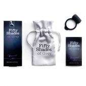 Темно-серое эрекционное кольцо Vibrating Love Ring с вибрацией - Fifty Shades of Grey - в Тольятти купить с доставкой