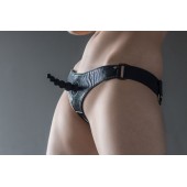 Черные трусики Better с анальной насадкой - 8 см. - Lola Games - купить с доставкой в Тольятти