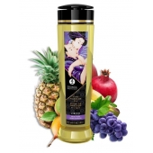 Массажное масло Libido Exotic Fruits с ароматом экзотических фруктов - 240 мл. - Shunga - купить с доставкой в Тольятти