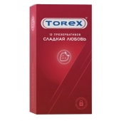 Презервативы Torex  Сладкая любовь  с ароматом клубники - 12 шт. - Torex - купить с доставкой в Тольятти