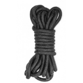 Черная веревка Do Not Disturb - 5 м. - Lola Games - купить с доставкой в Тольятти