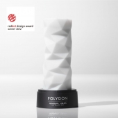 Белый 3D мастурбатор POLYGON - Tenga - в Тольятти купить с доставкой