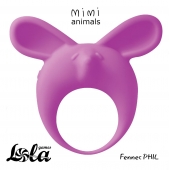 Фиолетовое эрекционное кольцо Fennec Phil - Lola Games - в Тольятти купить с доставкой
