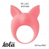 Оранжевое эрекционное кольцо Kitten Kyle - Lola Games - в Тольятти купить с доставкой