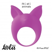 Фиолетовое эрекционное кольцо Kitten Kyle - Lola Games - в Тольятти купить с доставкой