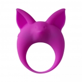 Фиолетовое эрекционное кольцо Kitten Kyle - Lola Games - в Тольятти купить с доставкой