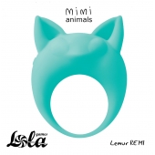 Зеленое эрекционное кольцо Lemur Remi - Lola Games - в Тольятти купить с доставкой