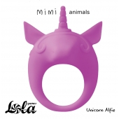 Фиолетовое эрекционное кольцо Unicorn Alfie - Lola Games - в Тольятти купить с доставкой