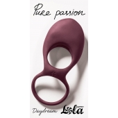 Бордовое эрекционное виброкольцо Daydream - Lola Games - в Тольятти купить с доставкой