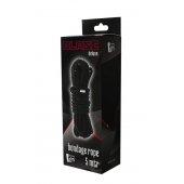 Черная веревка для шибари DELUXE BONDAGE ROPE - 5 м. - Dream Toys - купить с доставкой в Тольятти