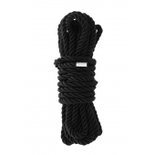 Черная веревка для шибари DELUXE BONDAGE ROPE - 5 м. - Dream Toys - купить с доставкой в Тольятти