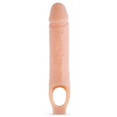 Телесный реалистичный фаллоудлинитель 10 Inch Silicone Cock Sheath Penis Extender - 25,4 см. - Blush Novelties - в Тольятти купить с доставкой