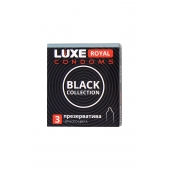 Черные презервативы LUXE Royal Black Collection - 3 шт. - Luxe - купить с доставкой в Тольятти