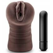 Коричневый мастурбатор-вагина Hot Chocolate Brianna - Blush Novelties - в Тольятти купить с доставкой