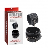 Черные наручники Surrender Wrist Restraints - Chisa - купить с доставкой в Тольятти